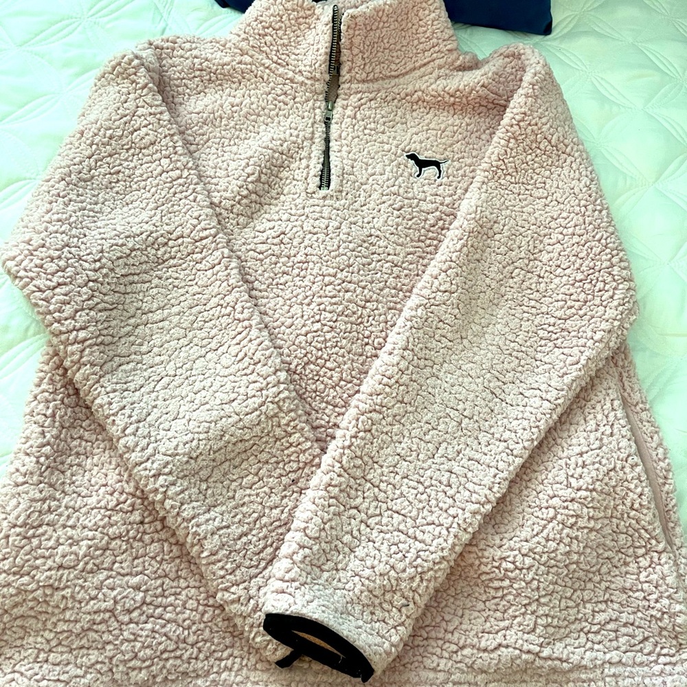 PINK Sherpa Zip-Up